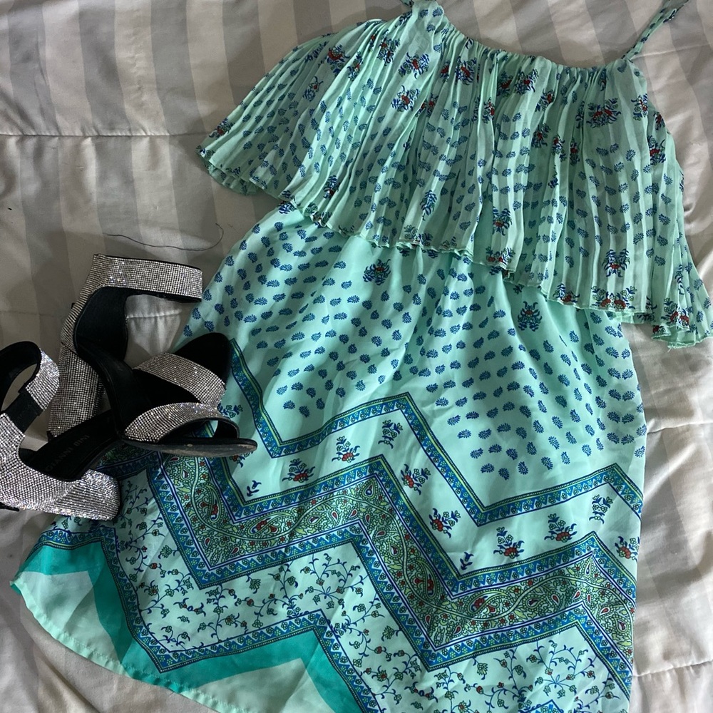 Green Party Dress